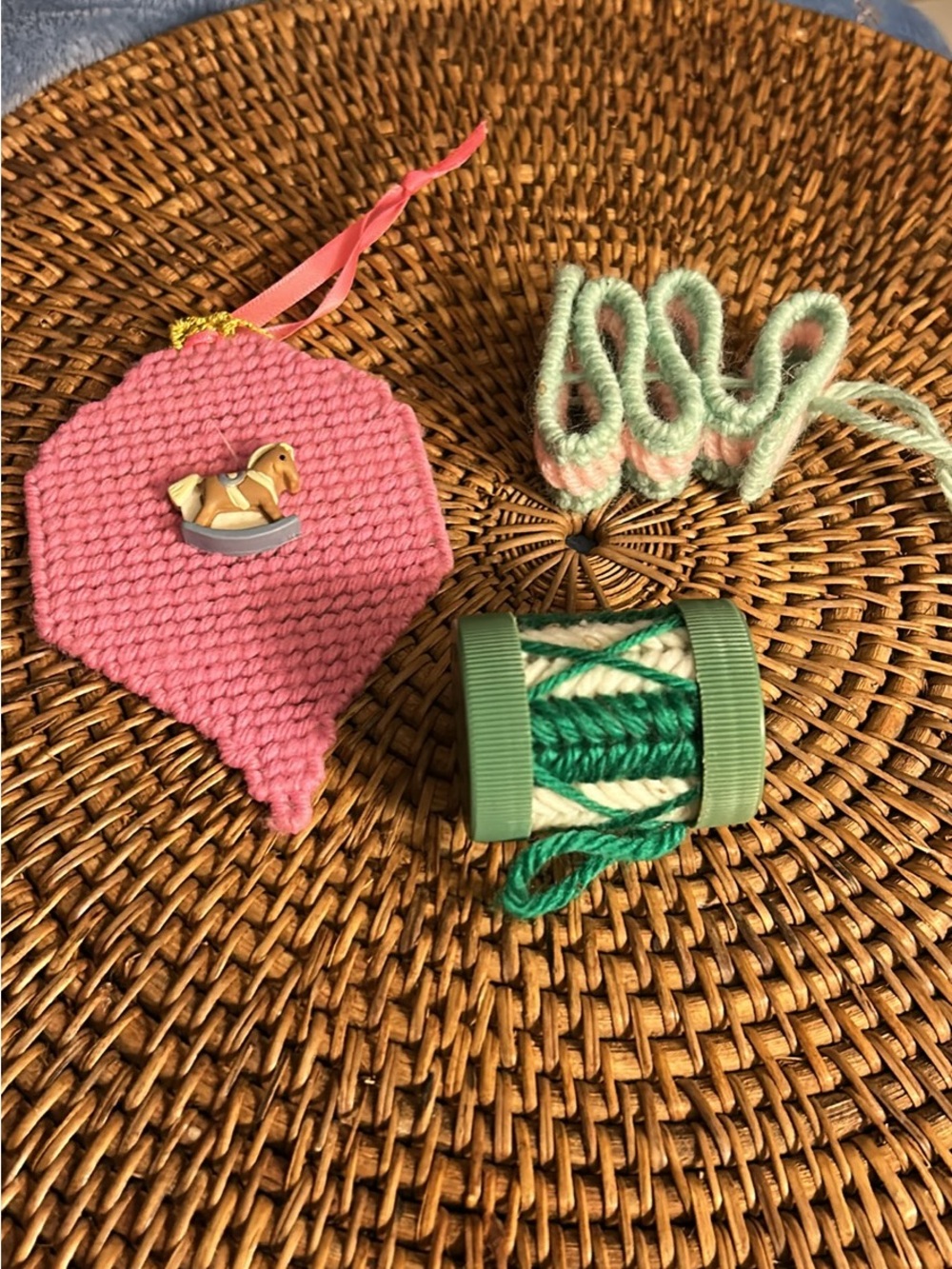 Vintage handmade ornaments